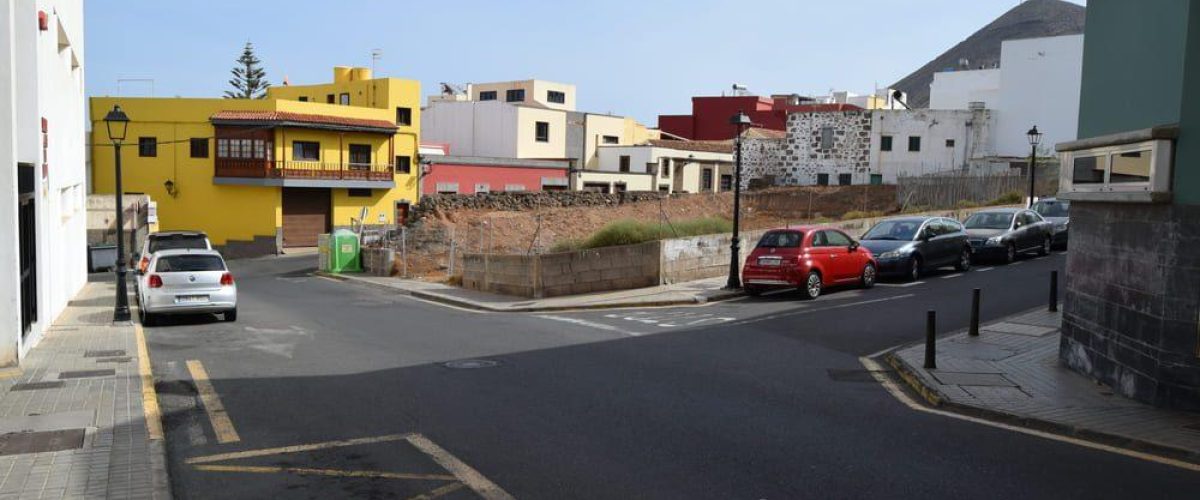 Calle Tamaran con las calles Alcorac y Doramas al fondo