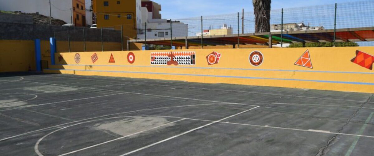 Cancha del colegio de Sardina