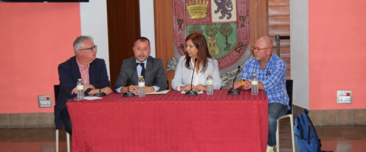 Carlos Ruiz Teodoro Sosa Cristina Roca y Jose Miguel Alamo de izquierda a derecha en la Sala Sabor 1