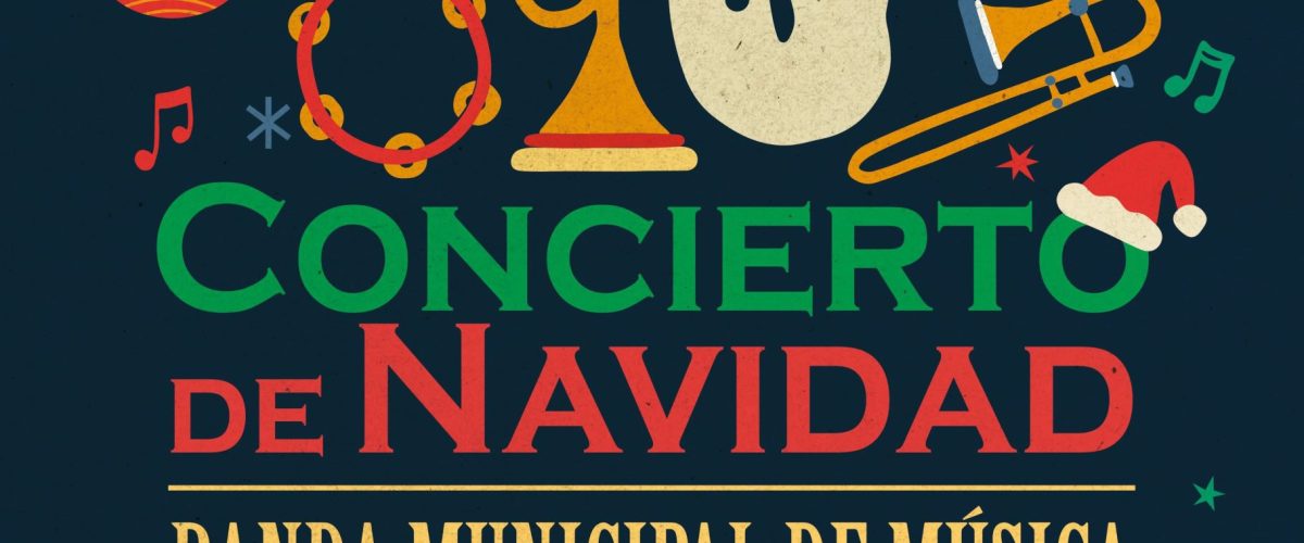 Cartel Concierto de Navidad de la Banda Municipal de Música de Gáldar