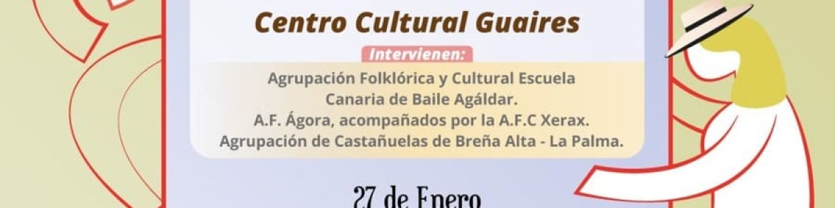 Cartel Festival Folklórico Agáldar