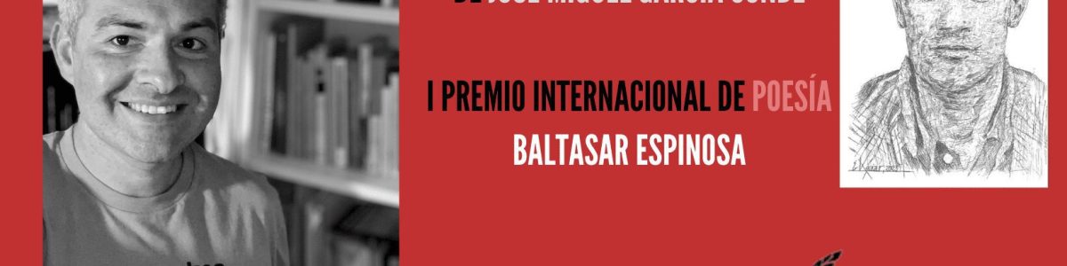 Cartel Premio Baltasar Espinosa