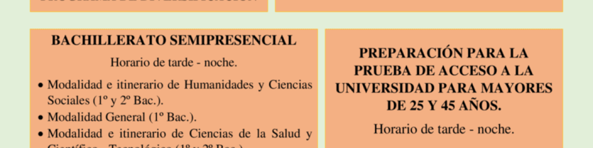 Cartel Toda la Oferta Formativa 2022 2023