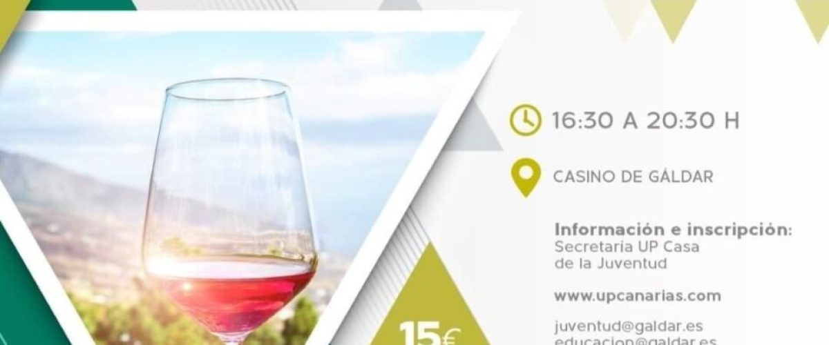 Cartel curso cata de vinos