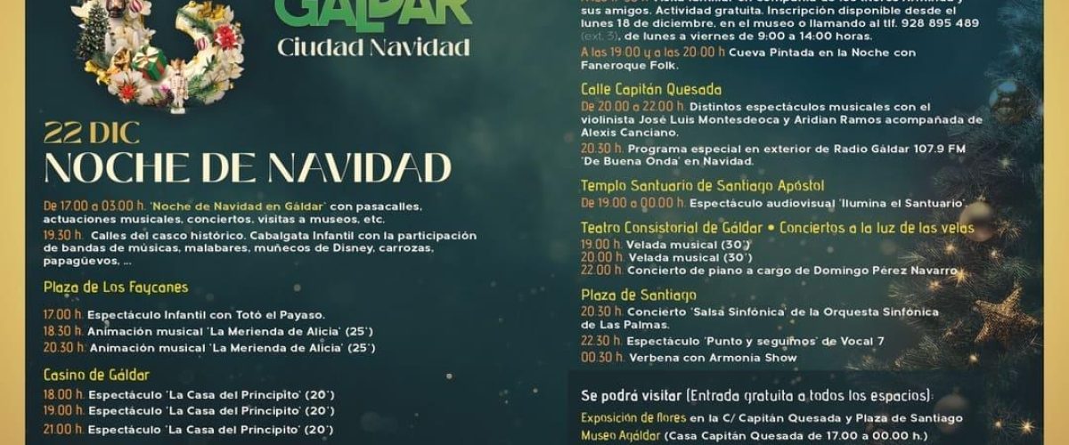 Cartel de Noche de Navidad