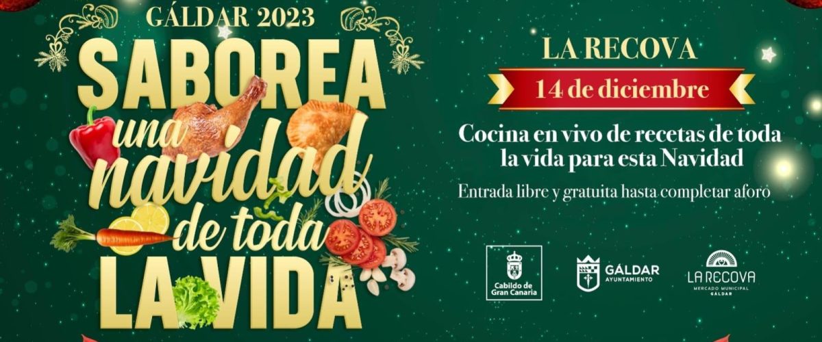 Cartel de Saborea una Navidad de toda la vida 1