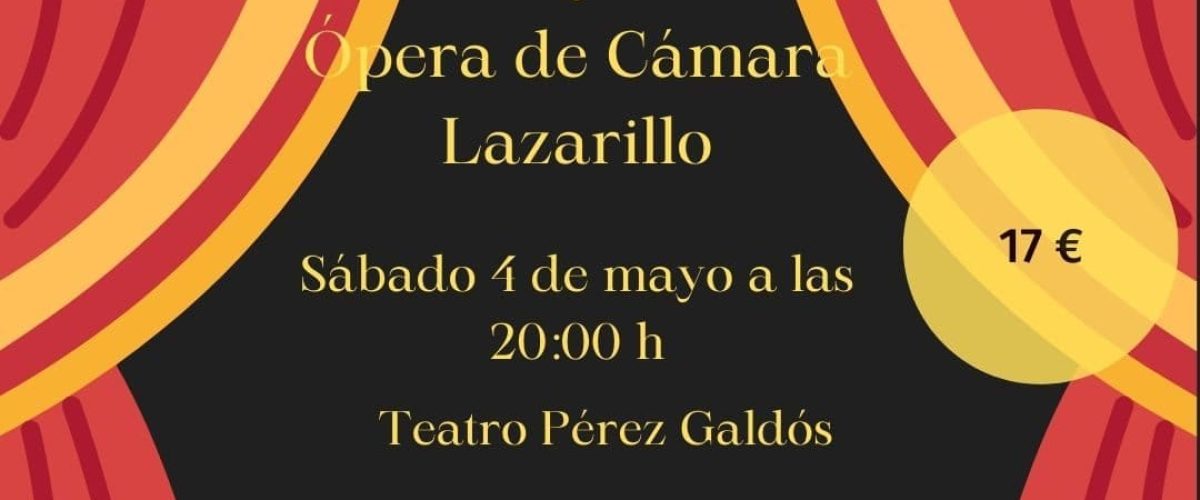 Cartel de la visita a la obra Lazarillo