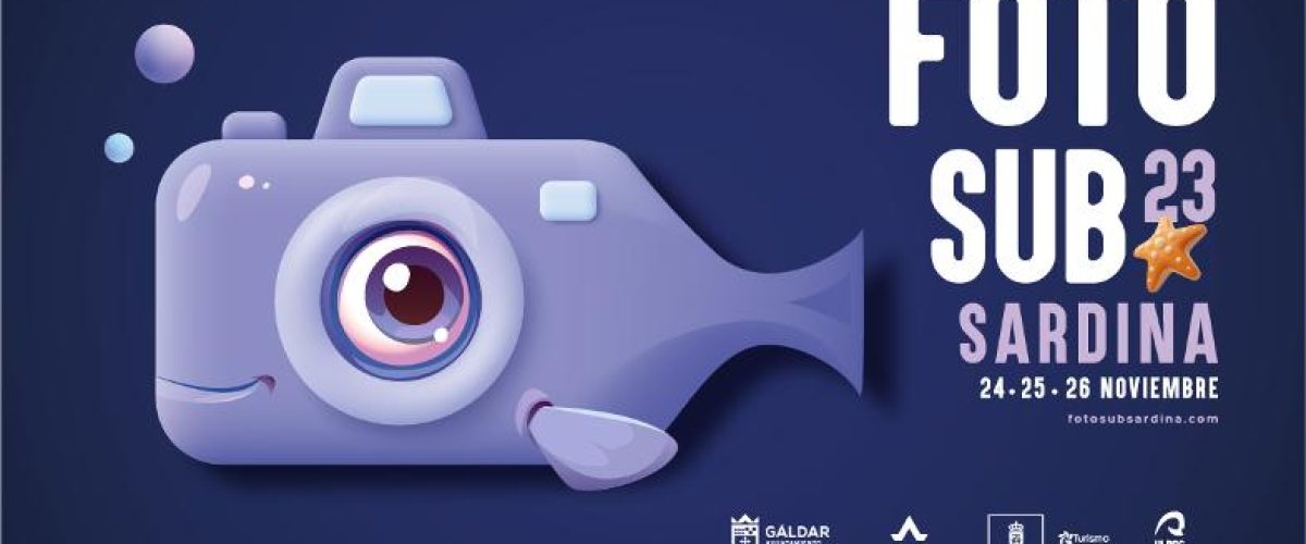 Cartel del FotoSub Sardina 2023