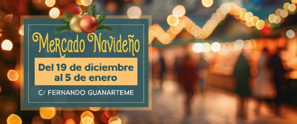 Cartel del Mercado Navideño