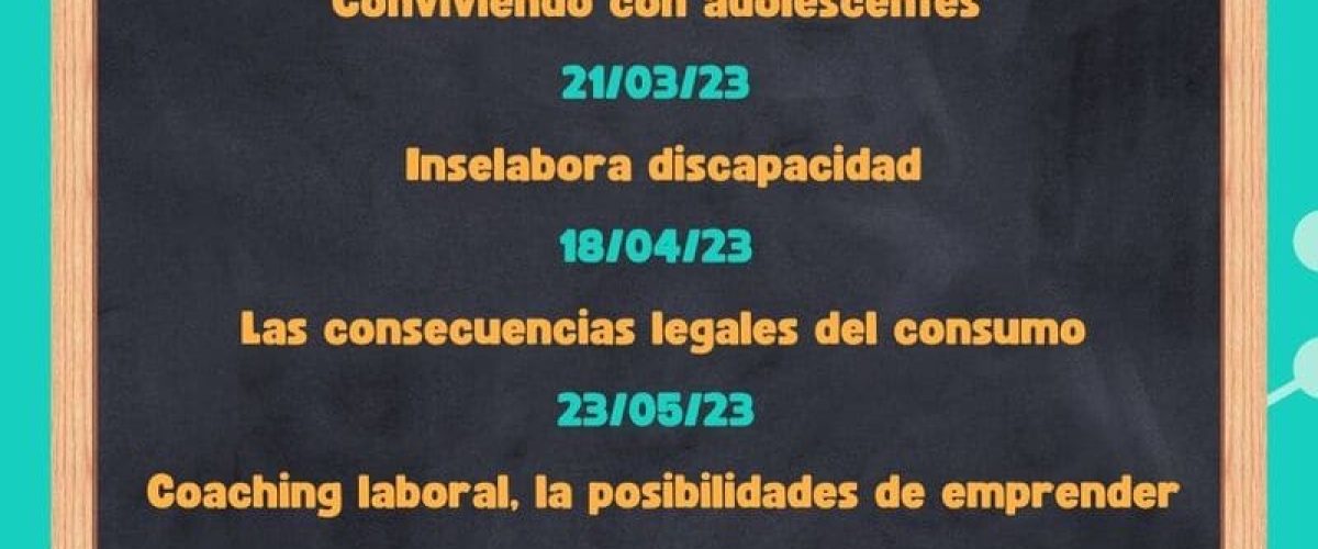 Cartel del programa Haciendo conexiones 1