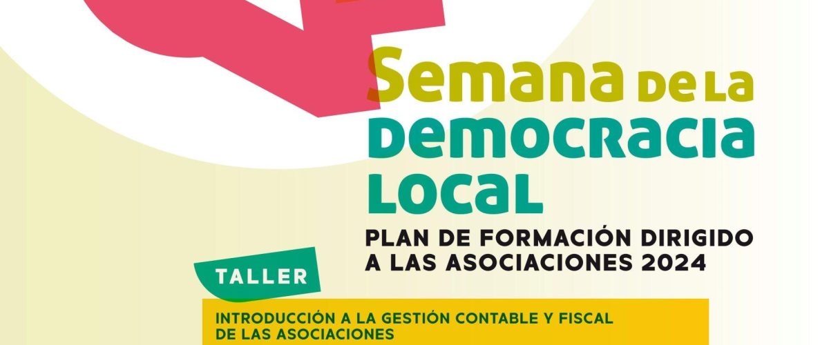 Cartel del taller de la Semana de la Democracia Local