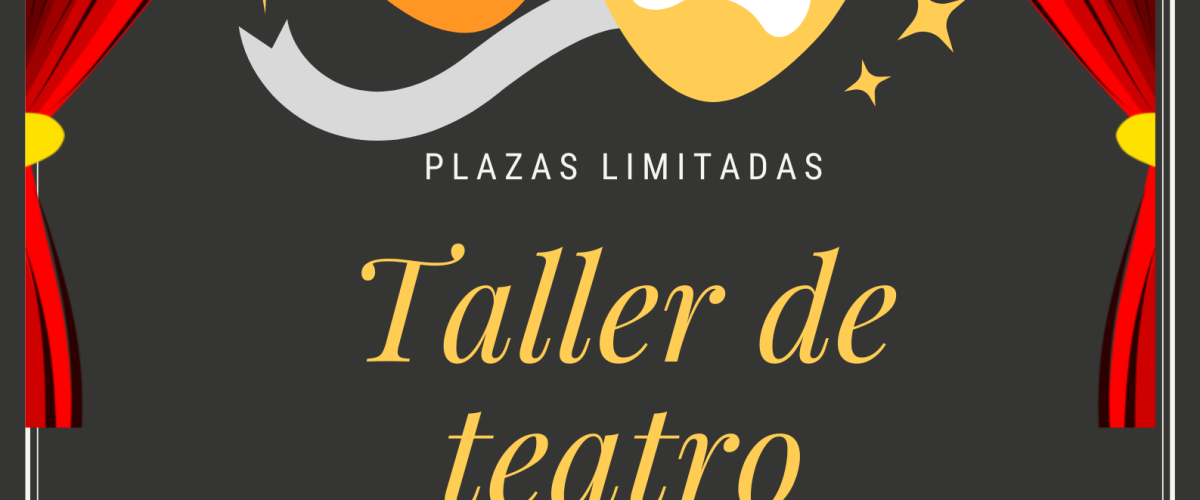 Cartel del taller de teatro