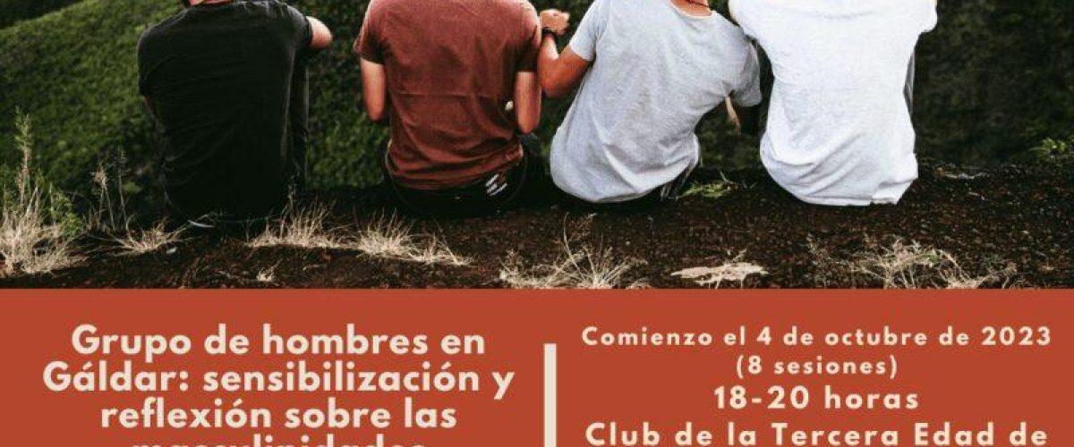 Cartel programa sobre masculinidades