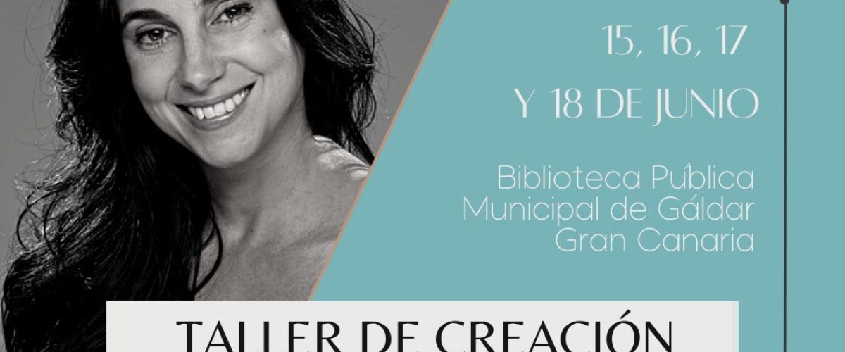 Cartel taller de creacion escenica