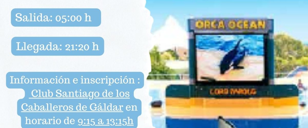 Cartel visita a Loro Parque