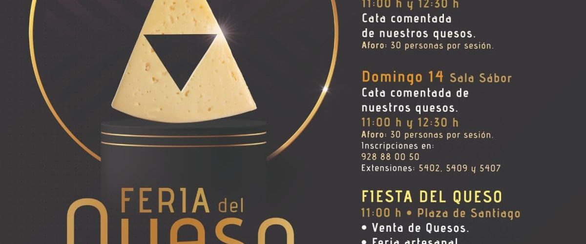 Cartel y programación de la Feria del Queso