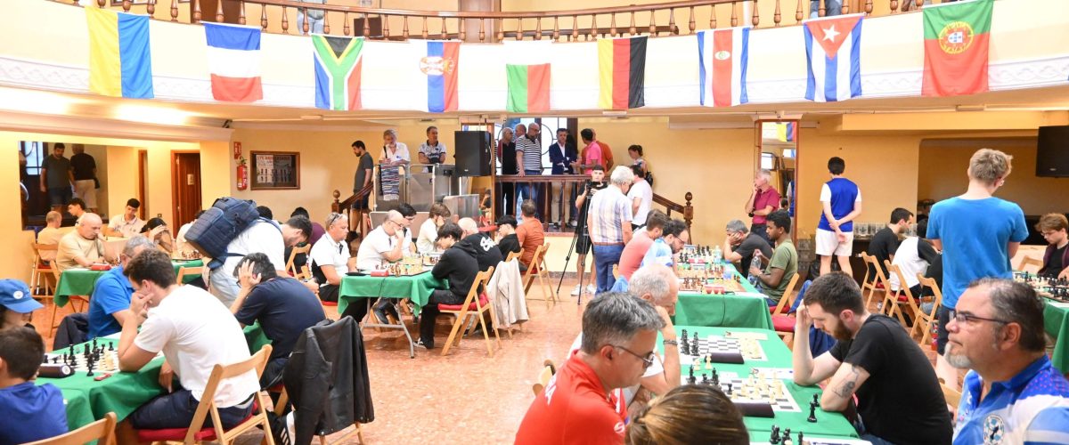 Celebración del torneo de ajedrez en el Casino de Gáldar