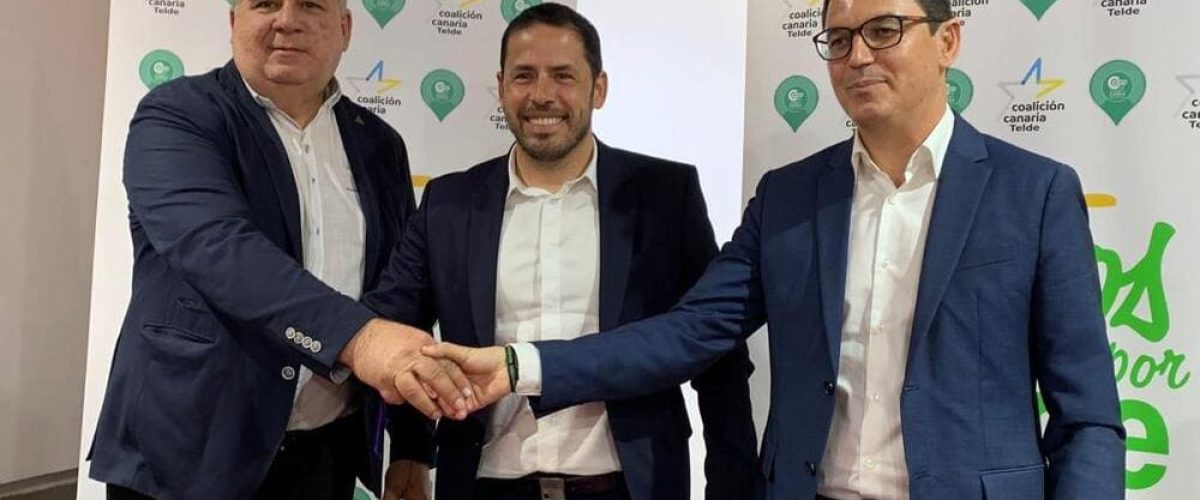 Coalicion Canaria y Coalicion de Centro Democratico reeditan el acuerdo electoral con la maxima de seguir dotando de estabilidad politica a la ciudad de Telde 270223 2