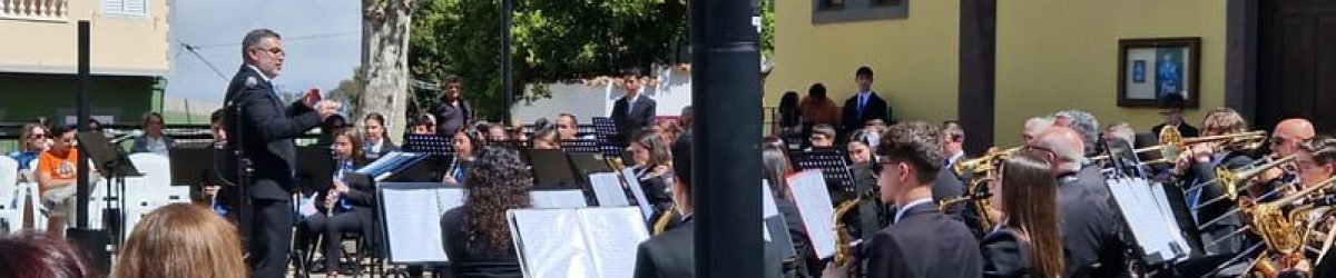 Concierto de la Banda Municipal de Música Ciudad de Guía en la plaza de Montaña Alta (1)