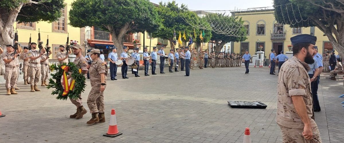 Ensayo hoy viernes en la Plaza Grande de Guía del acto que se celebrará este domingo