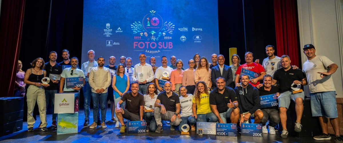 Entrega de premios del FotoSub Sardina 2024