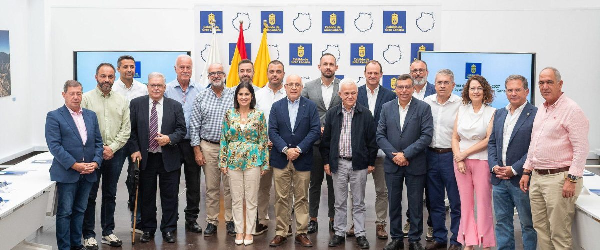 Firma del convenio del Fdcan entre el Cabildo y los ayuntamientos