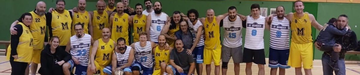 Foto de familia de la final de Copa de la Liga Municipal de Baloncesto Aficionado de Gáldar (1)