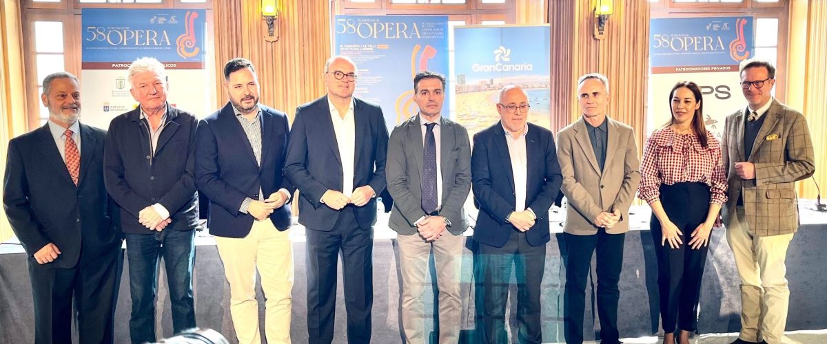 Gráfica presentación 58º Temporada de Ópera Las Palmas de Gran Canaria