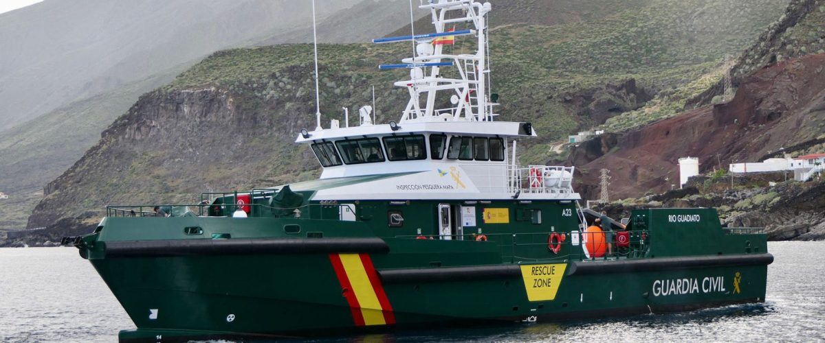 Guardia Civil SEMAR patrullera Rio Guadiato