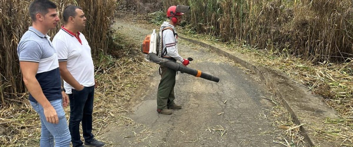 Guia se protege de los incendios con la campana de limpieza de vias secundarias y caminos municipales 1