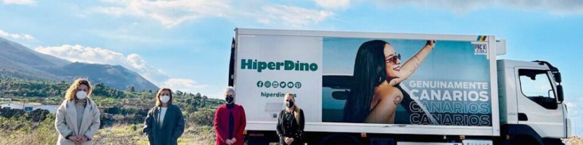 HiperDino recaudó casi 150.000 euros y donó más de 9.000 kg de alimentos para La Palma