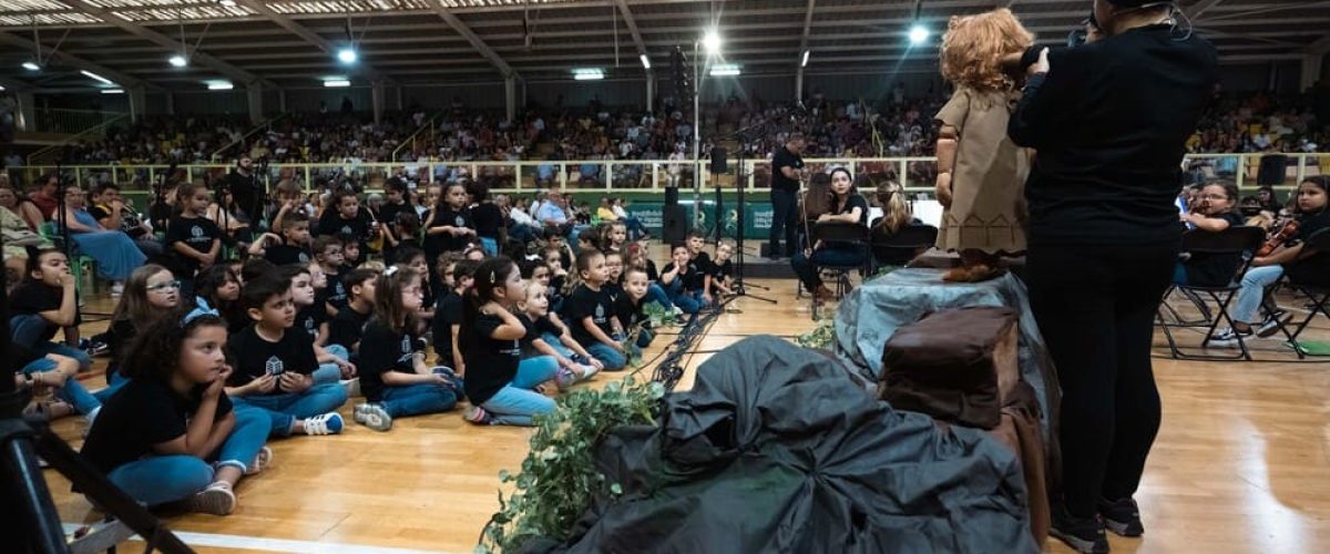 Imagen del concierto de la Escuela Municipal de Musica de Galdar