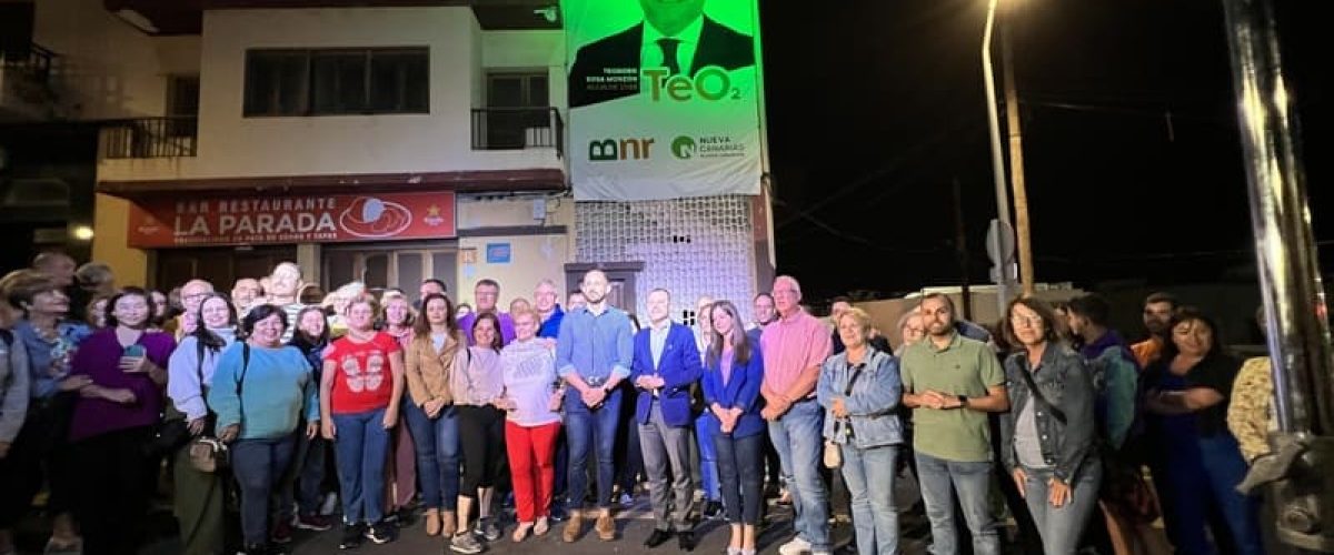 Inicio de la campana electoral de Teodoro Sosa y el BNR en Galdar