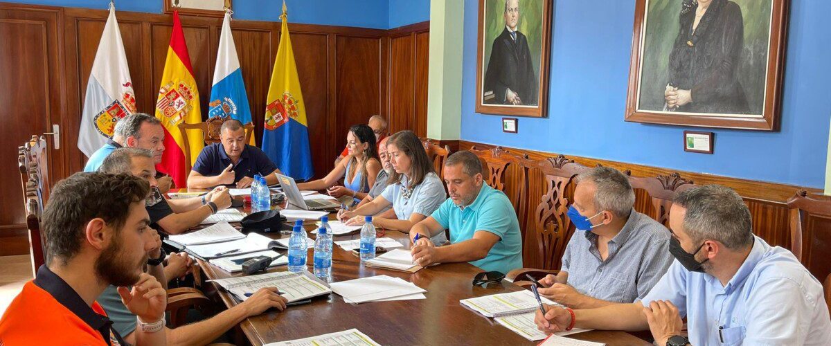 Junta Local Seguridad celebrada hoy en el salon de plenos