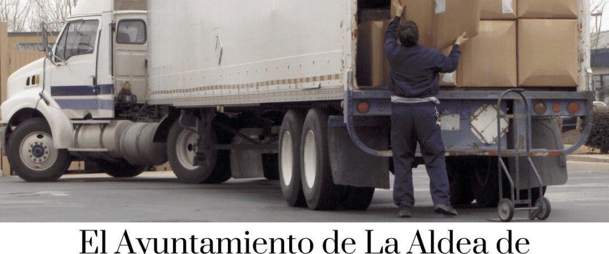 La Aldea licitacion servicios transporte carga descarga montaje eventospsd