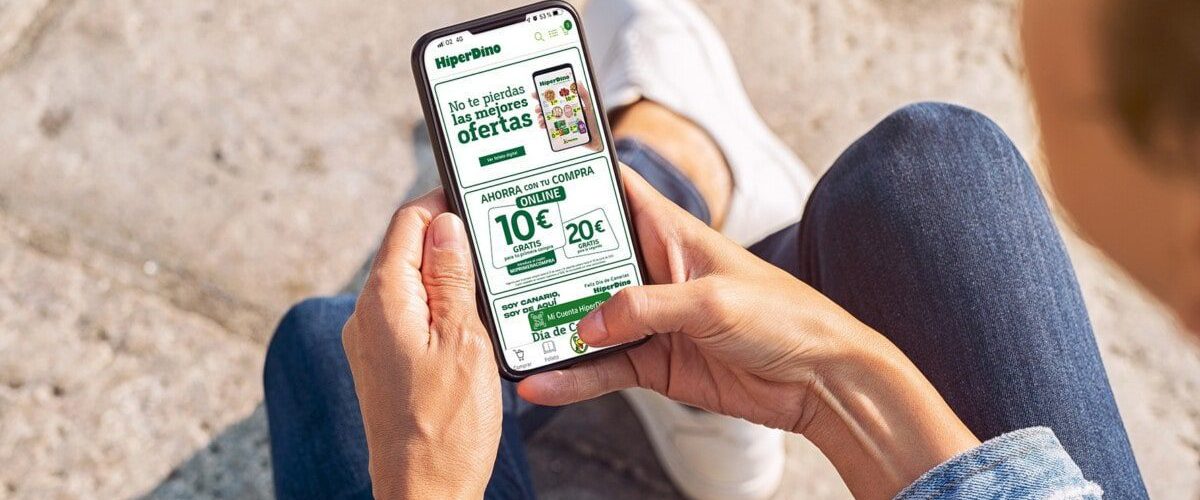 La App HiperDino ofrece descuentos personalizados y permite prescindir del ticket en papel