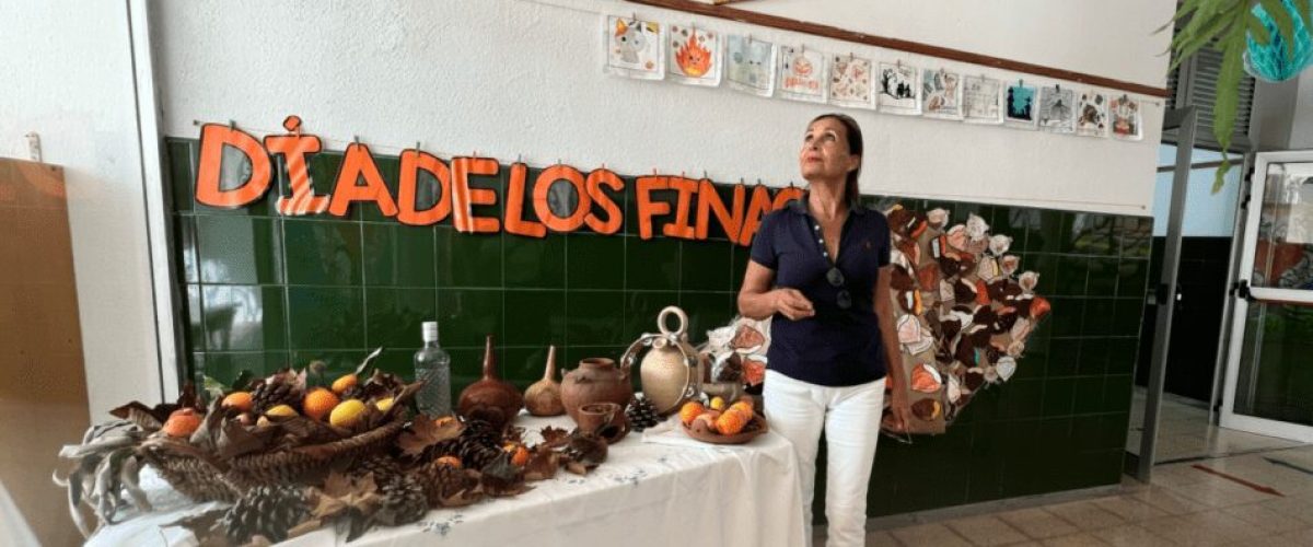 Medio centenar de ninos y ninas de Agaete celebran Los Finaos y Halloween