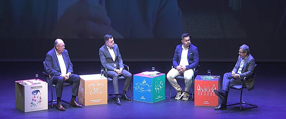 Mesa redonda del III Encuentro Canarias Sostenible celebrado en El Sauzal