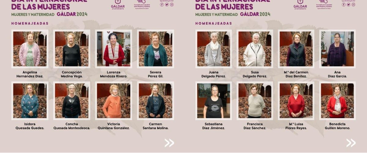 Mujeres homenajeadas horizontal