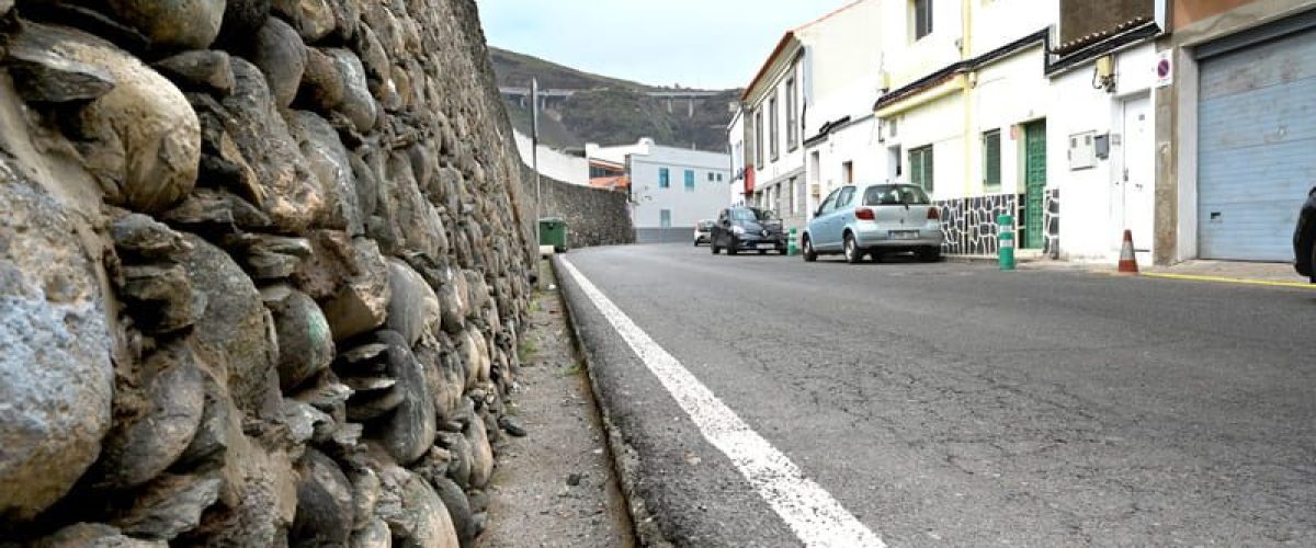 Parte de la carretera de San Felipe en la que se van a ejecutar las obras de ensanchamiento 1