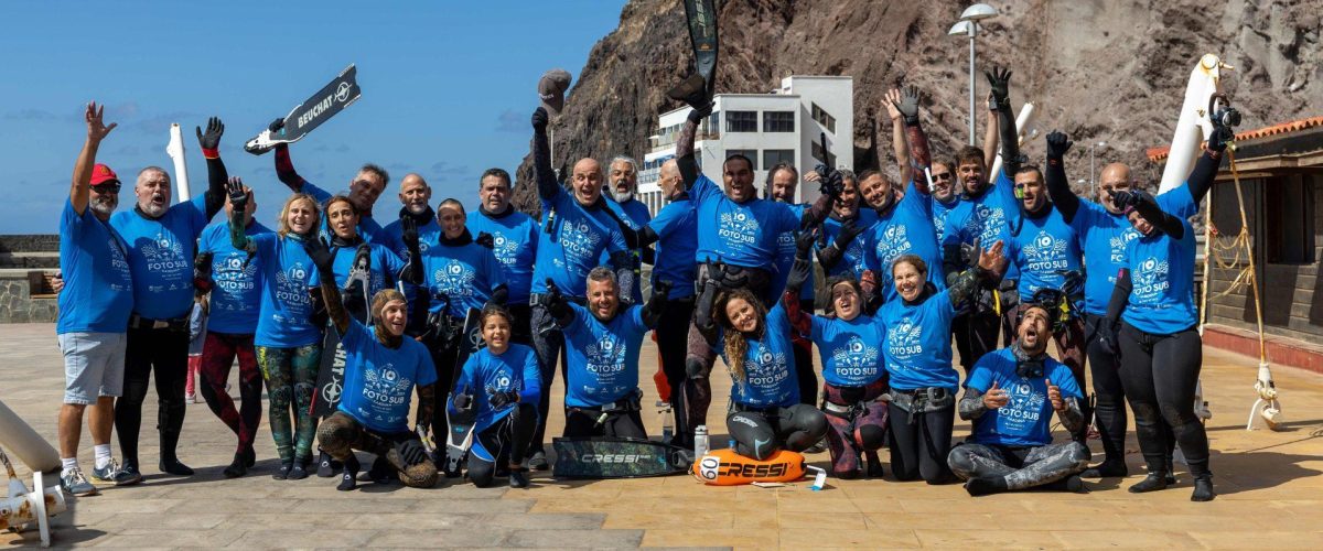 Participantes en el CazaFotoSub