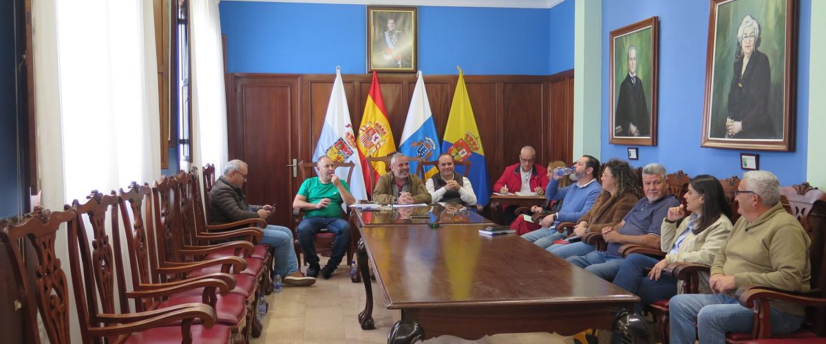 Pleno celebrado hoy viernes en el salón de plenos de las Casas Consistoriales