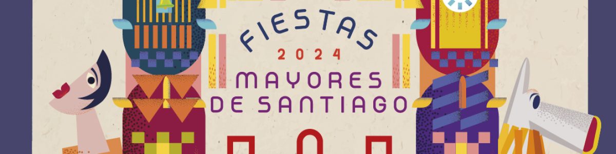 Portada del programa de las 542º Fiestas Mayores de Santiago