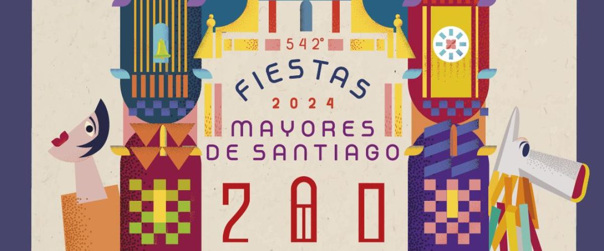 Portada del programa de las 542º Fiestas Mayores de Santiago