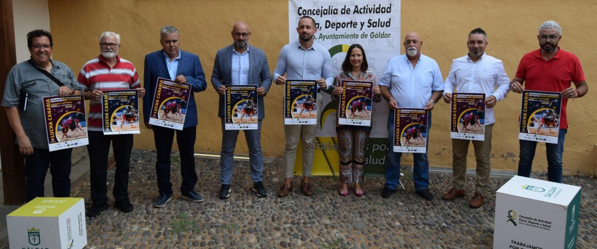 Presentacion del Campeonato de Canarias de lucha canaria por categorias scaled