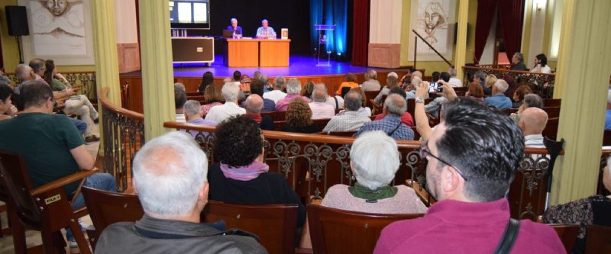 Presentacion del libro Amagro Historia y Naturaleza con Carlos Ruiz y Domingo Oliva 1