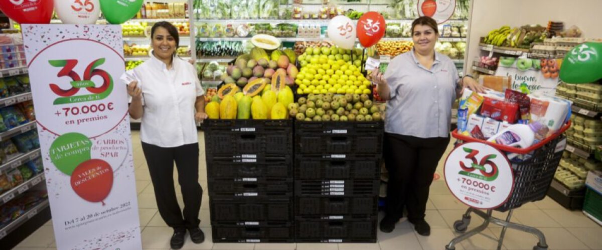 SPAR Gran Canaria celebra su 36o aniversario regalando mas de 70.000 euros