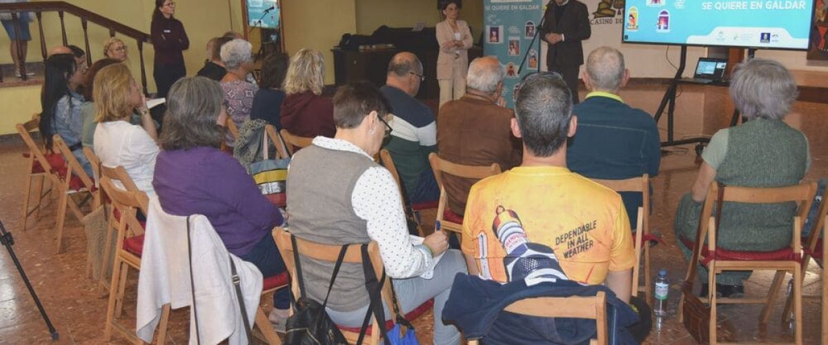 Teodoro Sosa alcalde de Galdar durante su discurso de inauguracion de la jornada de Participacion Ciudadana 1