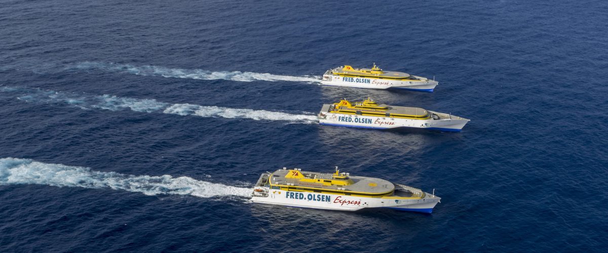 Trimaranes de Fred. Olsen Express