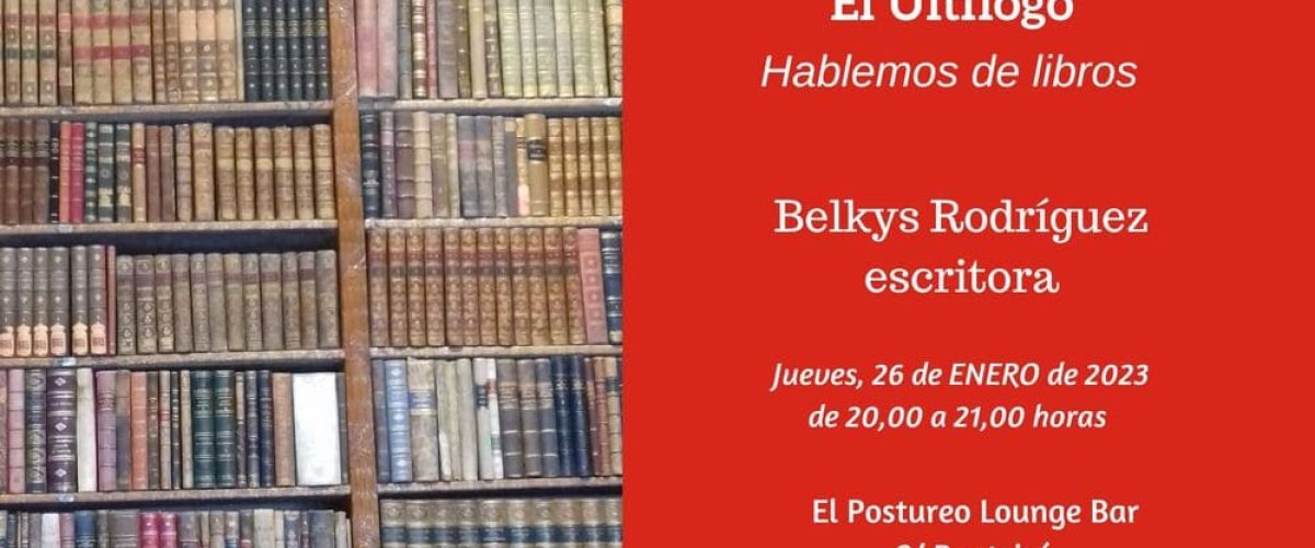 Ultilogo charla literaria Belkys Rodriguez 1